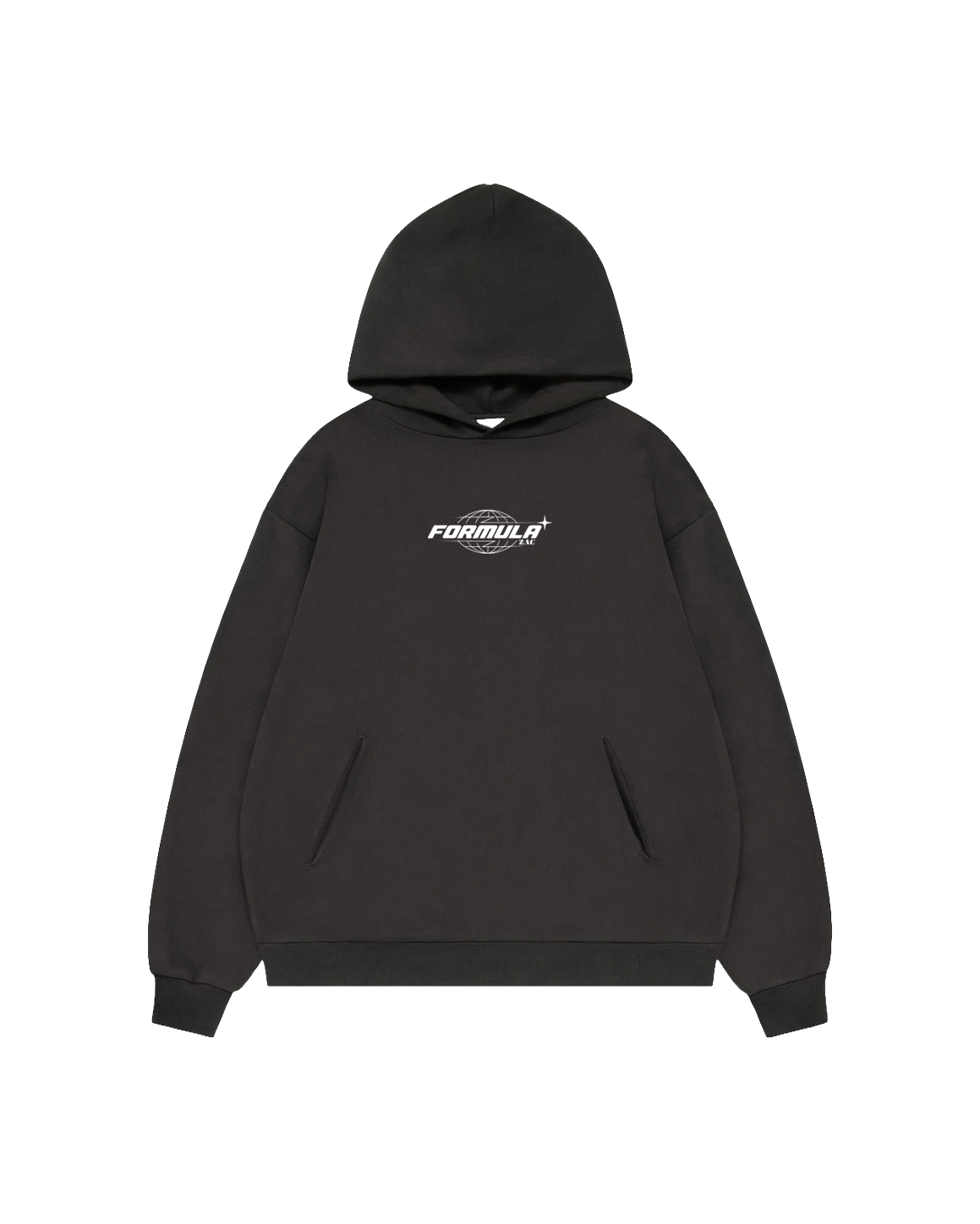 Le sweat à capuche lourd à motif FZ Globe